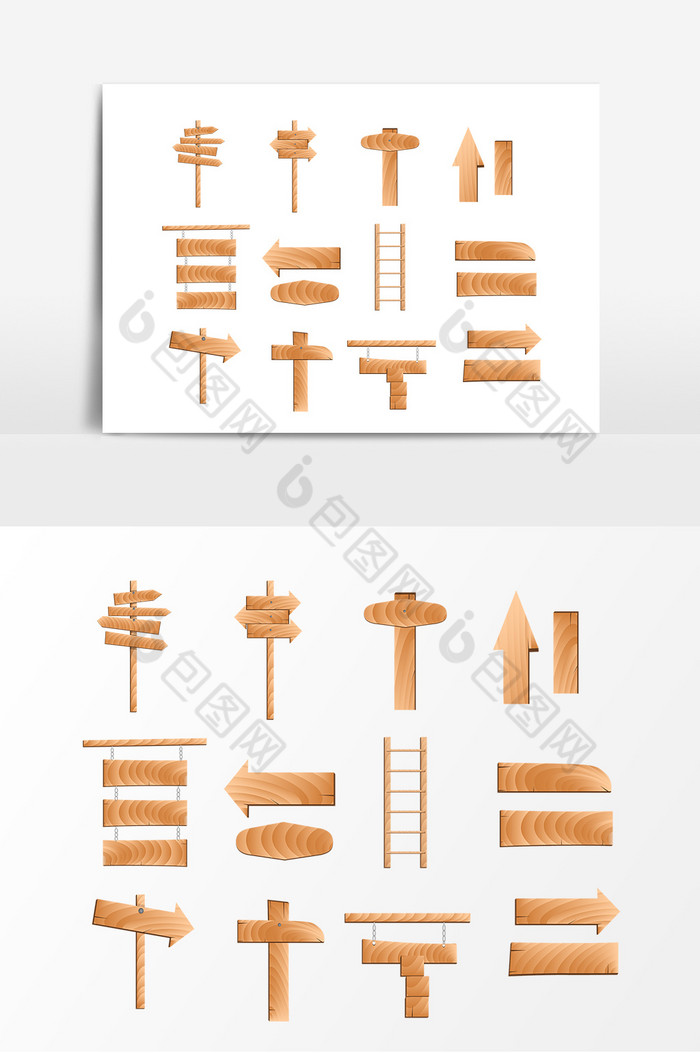 木板指示牌图片图片