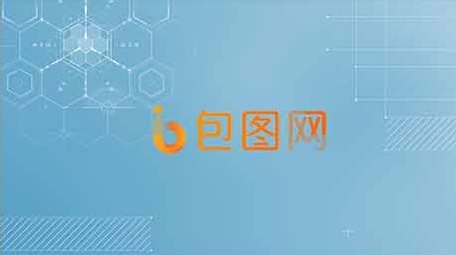 蓝色科技简洁大气商务图文ae模板