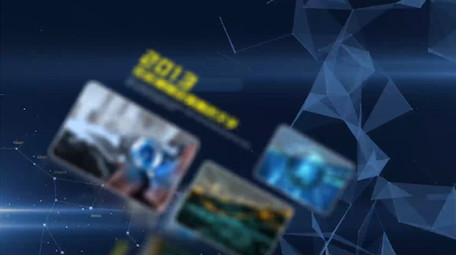 科技图文图片汇聚logo展示模板