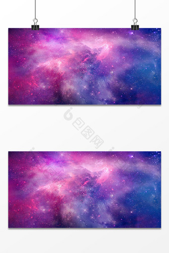 紫色星空科技背景图片