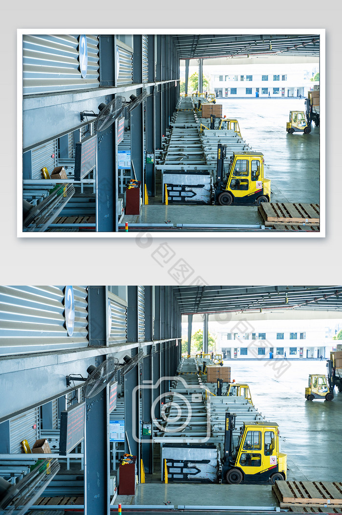 仓储物流运输传送基地摄影图图片图片