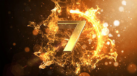 震撼大气金色E3D三维文字倒计时10秒