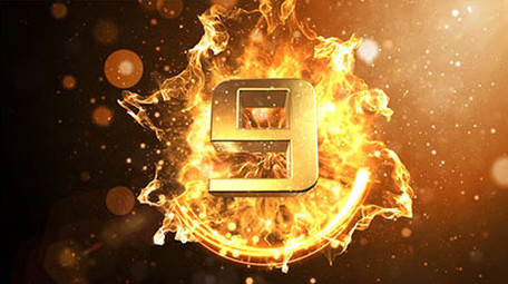 震撼大气金色E3D三维文字倒计时10秒