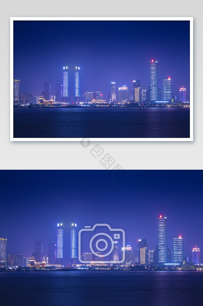 大气南昌夜景摄影图