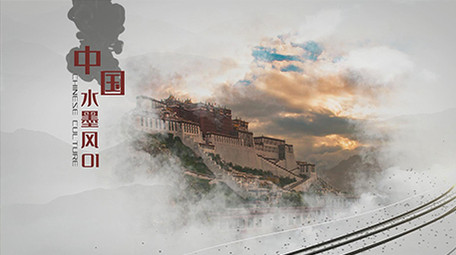 中国水墨<strong>图文</strong>展示ae模板