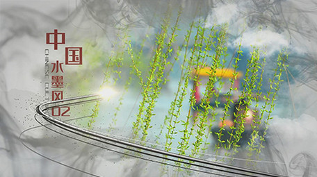 中国水墨<strong>图文</strong>展示ae模板