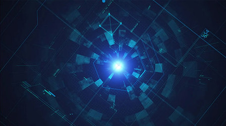 大气震撼大数据粒子科技片头AE模板