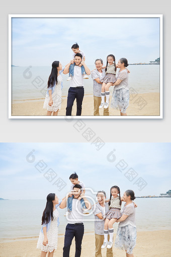 家庭日温馨海滨度假图片