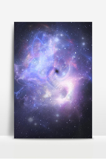 紫色渐变星空银河商务科技海报背景图片