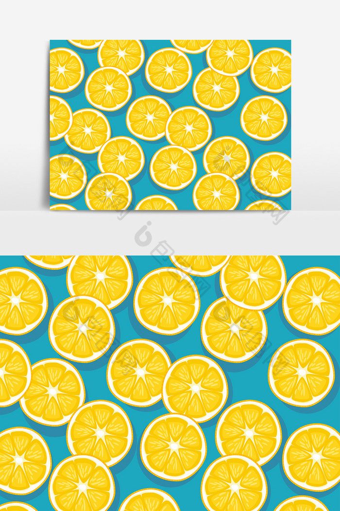 柠檬片水果底纹图片图片