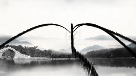 中国风水墨片头AE模板