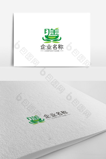 简约绿色健康膳食LOGO图片