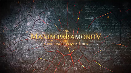 震撼大气文字标题照片图文动画片头AE模板