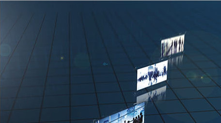 高端商务蓝色科技企业图文展示AE模板