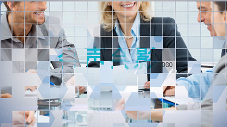 商务宣传展示会声会影模板