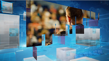 科技互联网企业图文展示会声会影模板