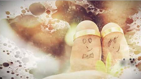 水墨晕染叠加柔美双重曝光图文相册AE模板