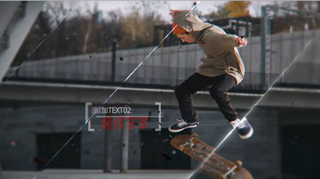 超炫体育科技片头相册动画宣传片AE模版