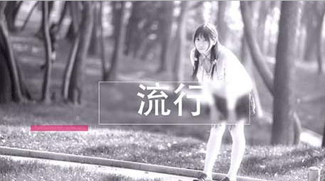 现代时尚模特宣传图文开场片头动画AE模板