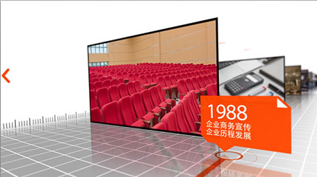 时间线推移企业历程发展<strong>图文</strong> 展示AE模板