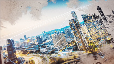 水墨飞溅晕染照片影集复古图文动画AE模板