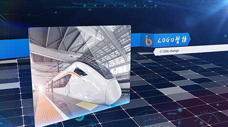 震撼大气科技企业业务图文介绍AE模板