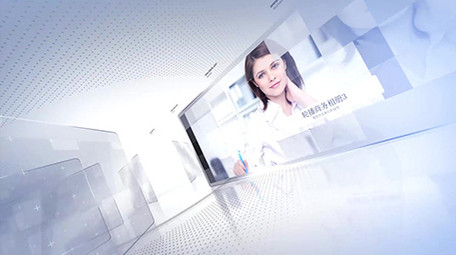 三维轮播商务公司相册展示AE模板