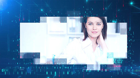 数字化信息科技商务相册宣传展示AE模板.