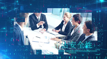 数字化信息科技商务相册宣传展示AE模板.