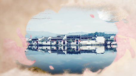 生态建设水墨片头AE模板