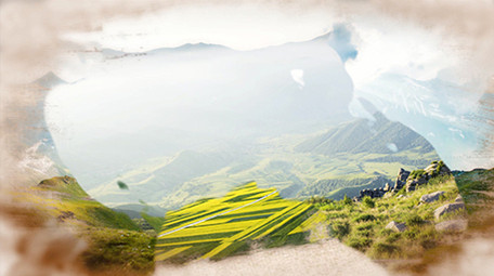 生态建设水墨片头AE模板