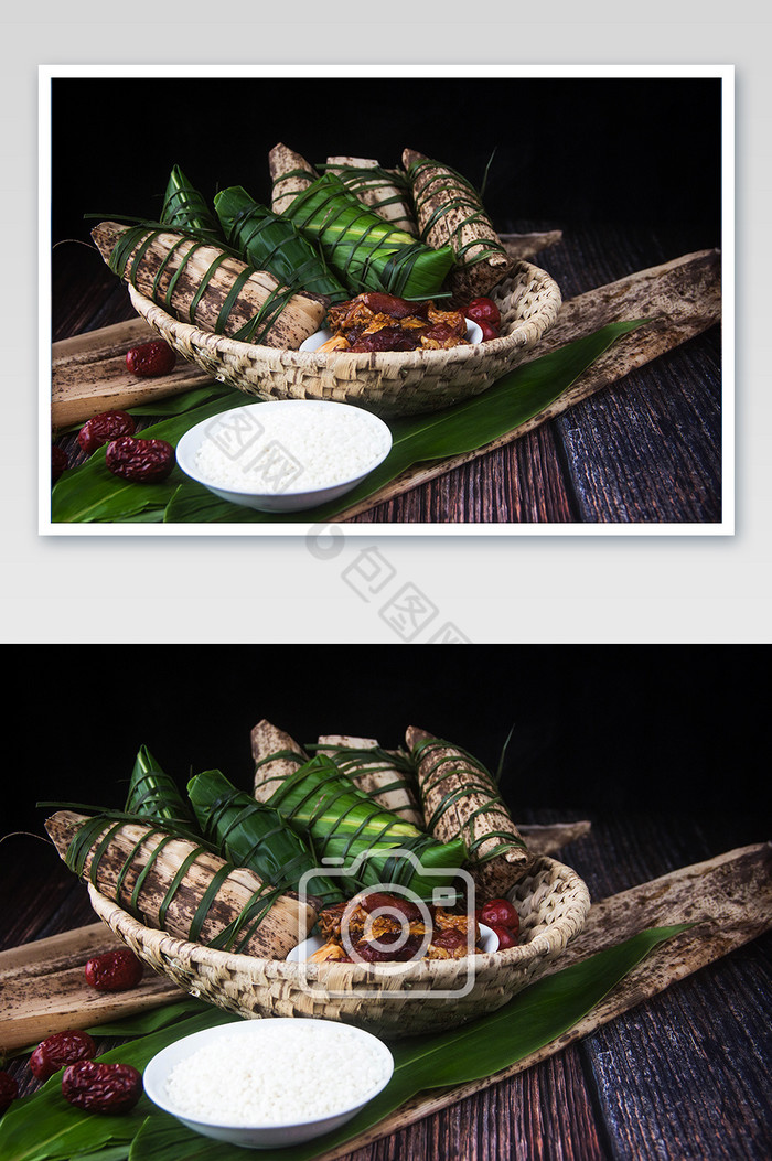 端午节传统美食粽子摄影图图片图片