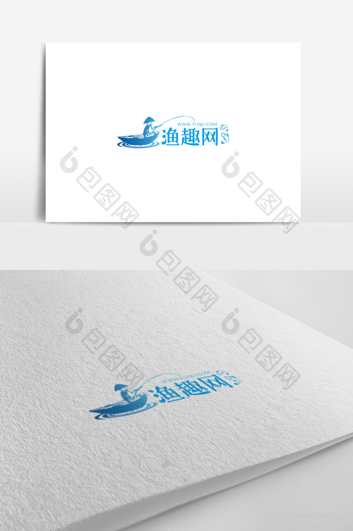 钓鱼标志渔具logo渔趣网logo图片图片