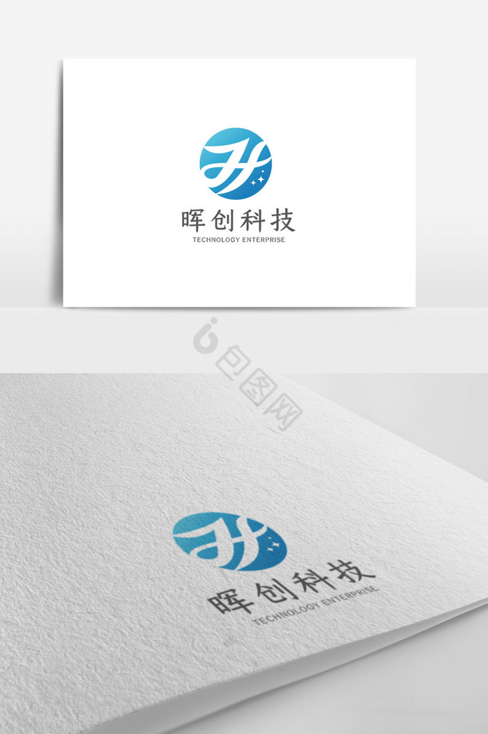 科技企业logo模板