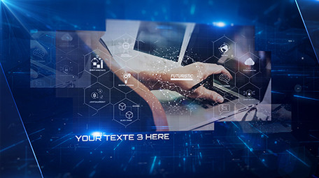 科技商务图文展示