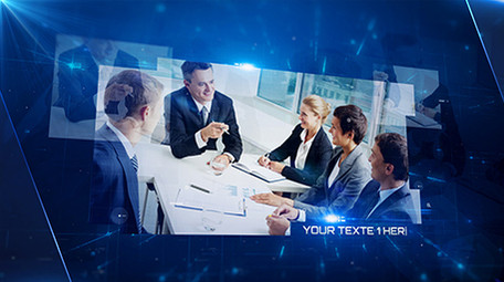 科技商务图文展示