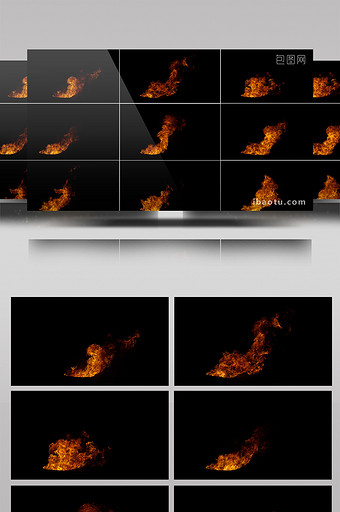 20组地面大火燃烧特效素材图片