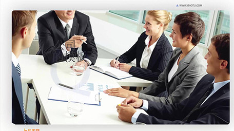 简洁干净商务公司宣传相册展示AE模板