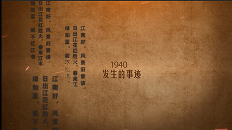 温馨复古回忆图文模板