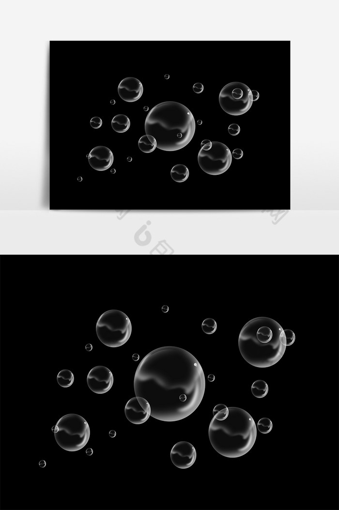 透明气泡水珠水花图片图片
