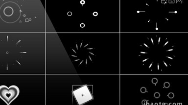 52组mg卡通装饰图形元素视频素材