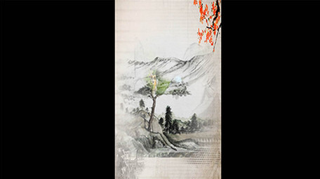 震撼大气古风水墨AE模板相册