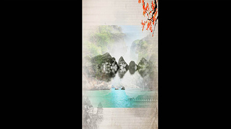 震撼大气古风水墨AE模板相册