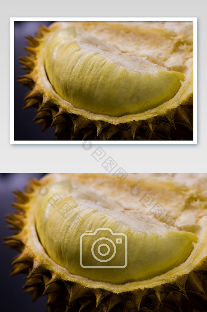 横版榴莲果肉热带水果图片图片