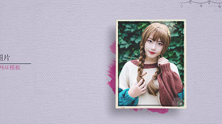 婚礼写真<strong>图文</strong>相册片头预告AE模板