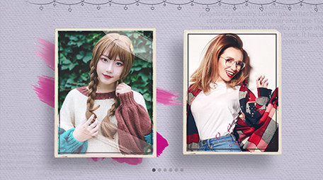 婚礼写真<strong>图文</strong>相册片头预告AE模板