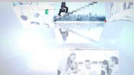 简洁旋转科技企业图文展示ae模板