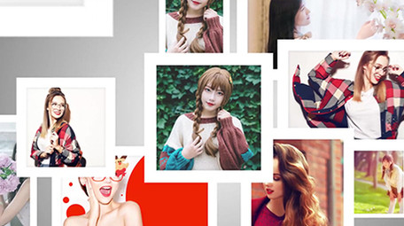 时尚现代多图汇聚标志展示AE模板