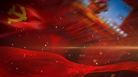 大气辉煌党建党政政府工作图片展示AE模板