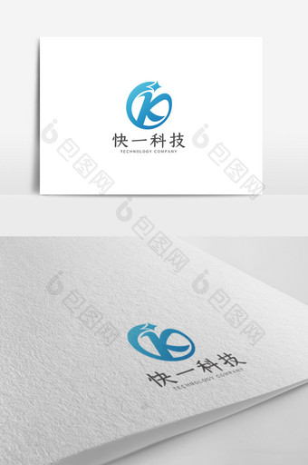 时尚商务大气科技企业logo设计模板图片